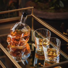 Memento Mori Whiskey Glasses | Clear Crystal | Set of 2