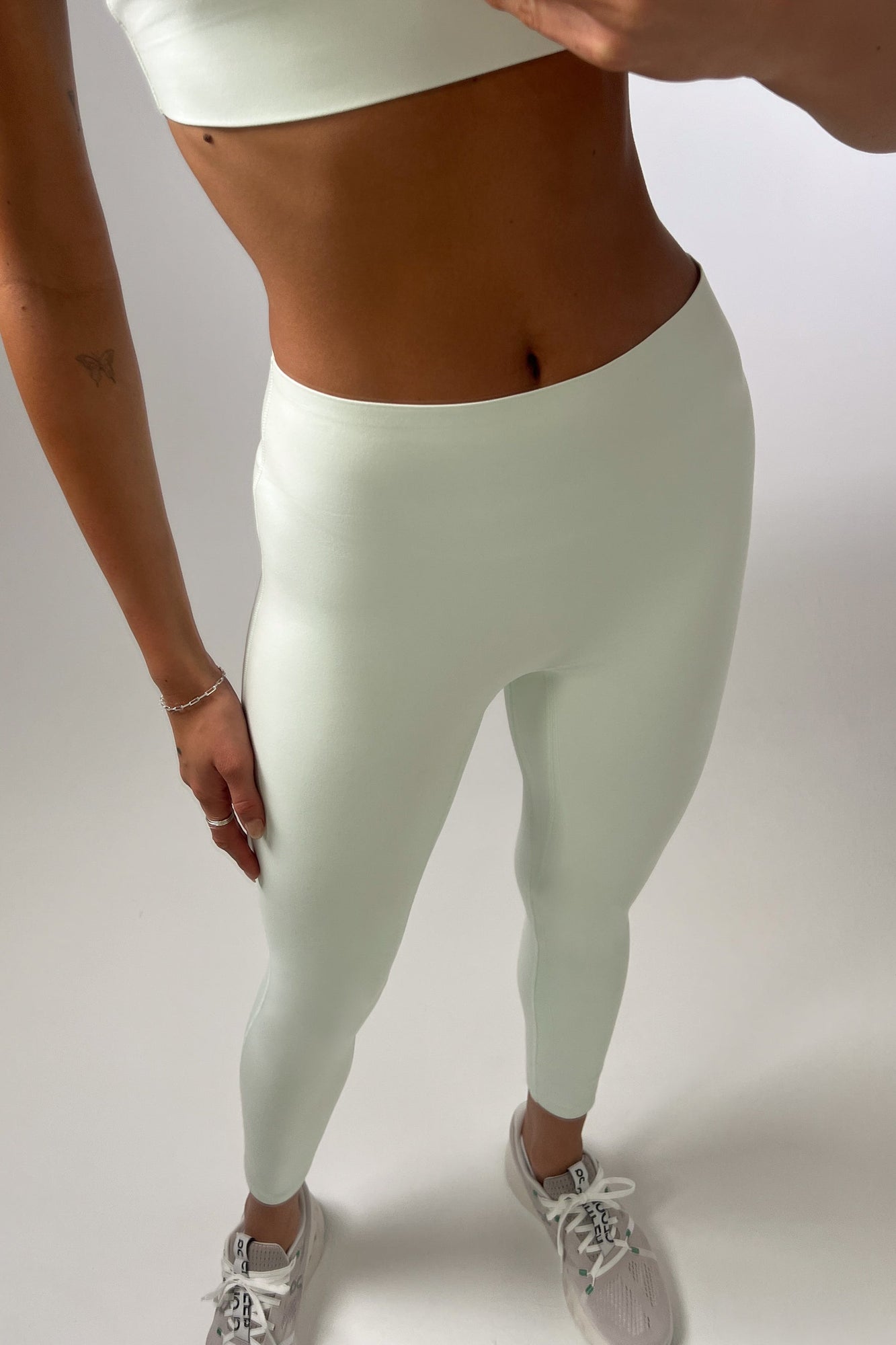 Le Ore | Bella Bonded Legging | Aqua Glass