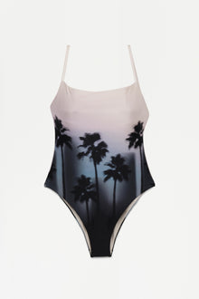 Elenora One Piece | Hazy Palm Print