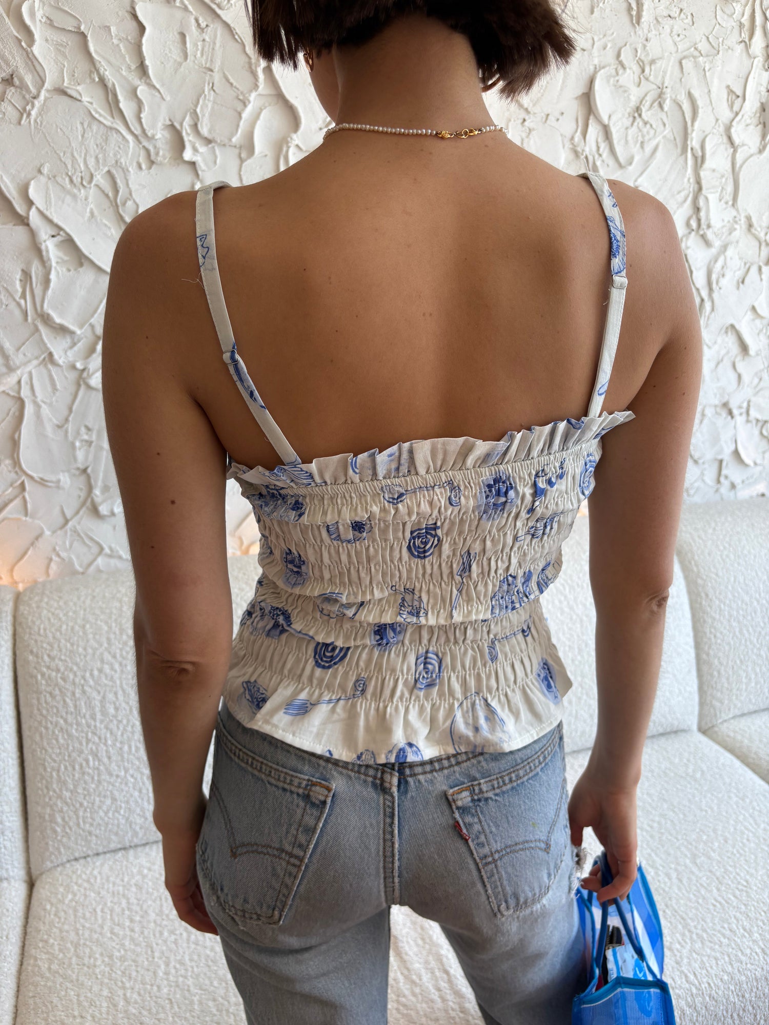 Cara Top | Caviar Dreams Blue Multi