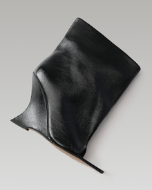 Womens | Reptile Leather Boot | Black