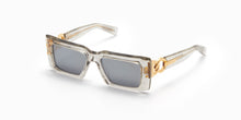 Womens | Imperial Sunglass | Grey Crystal with Gold Flakes - Gold | Dark Grey w/ White Gold Mirror