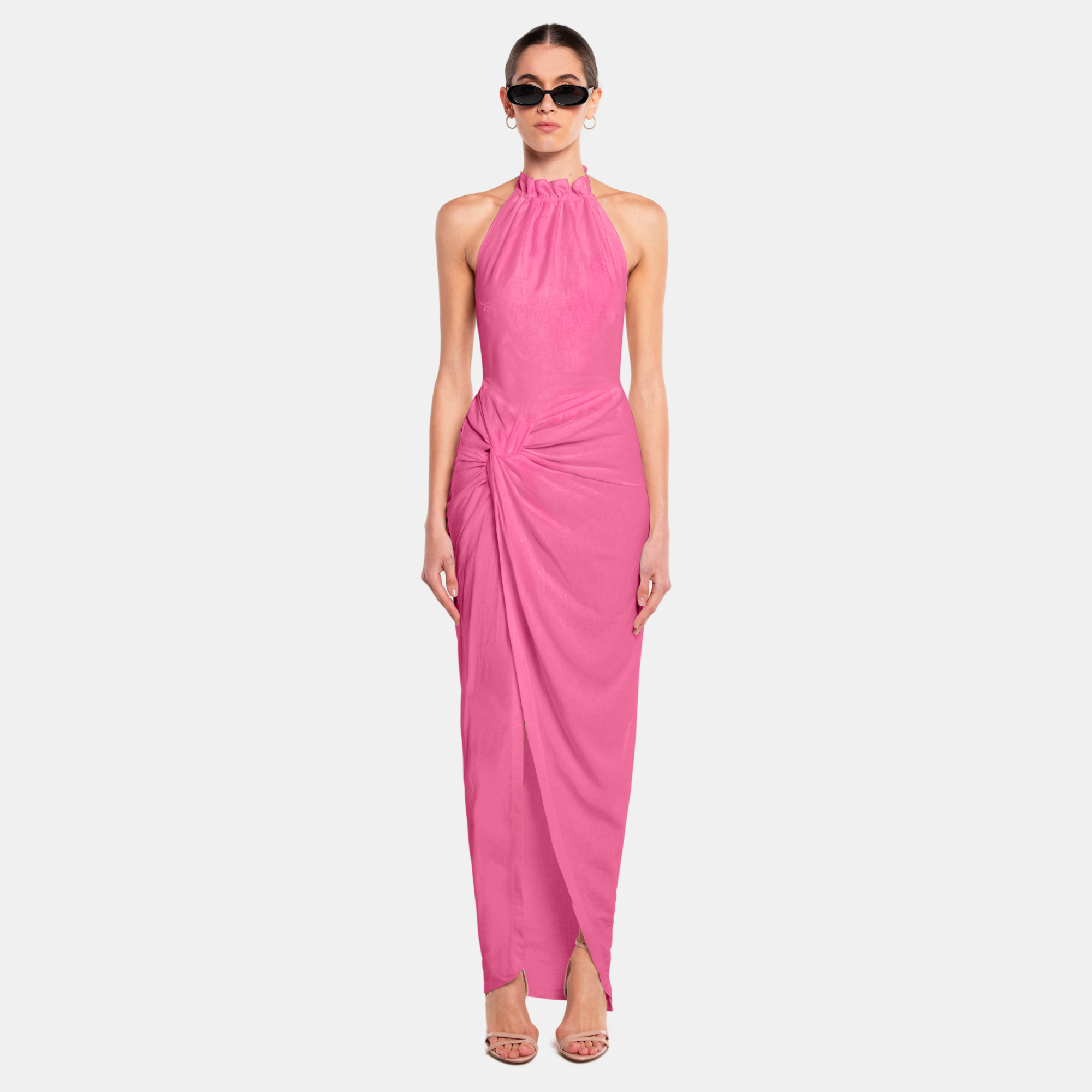 OW Collection ISLA Dress Account 126 - Hot Pink