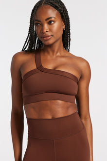Ivl Collective | One Shoulder Bra | Downtown Brown