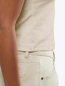 Womens | Tomboy Tee | Slim-Fit Tomboy-Cotton | Ivory