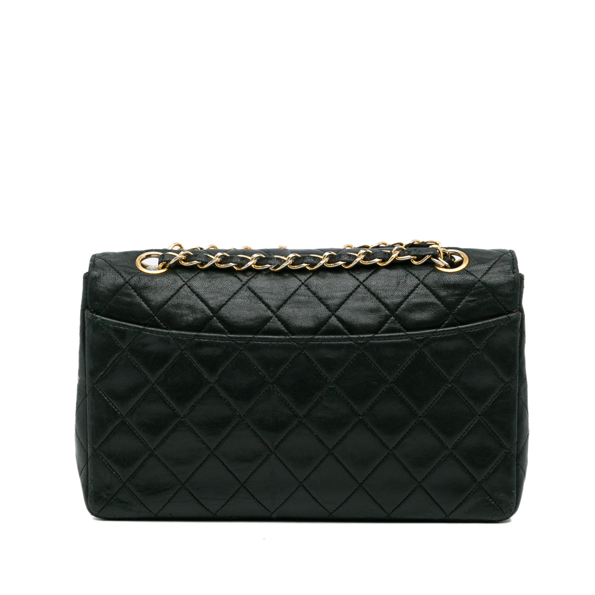 Chanel | Pre-Owned Quilted Lambskin Shoulder Bag | Black