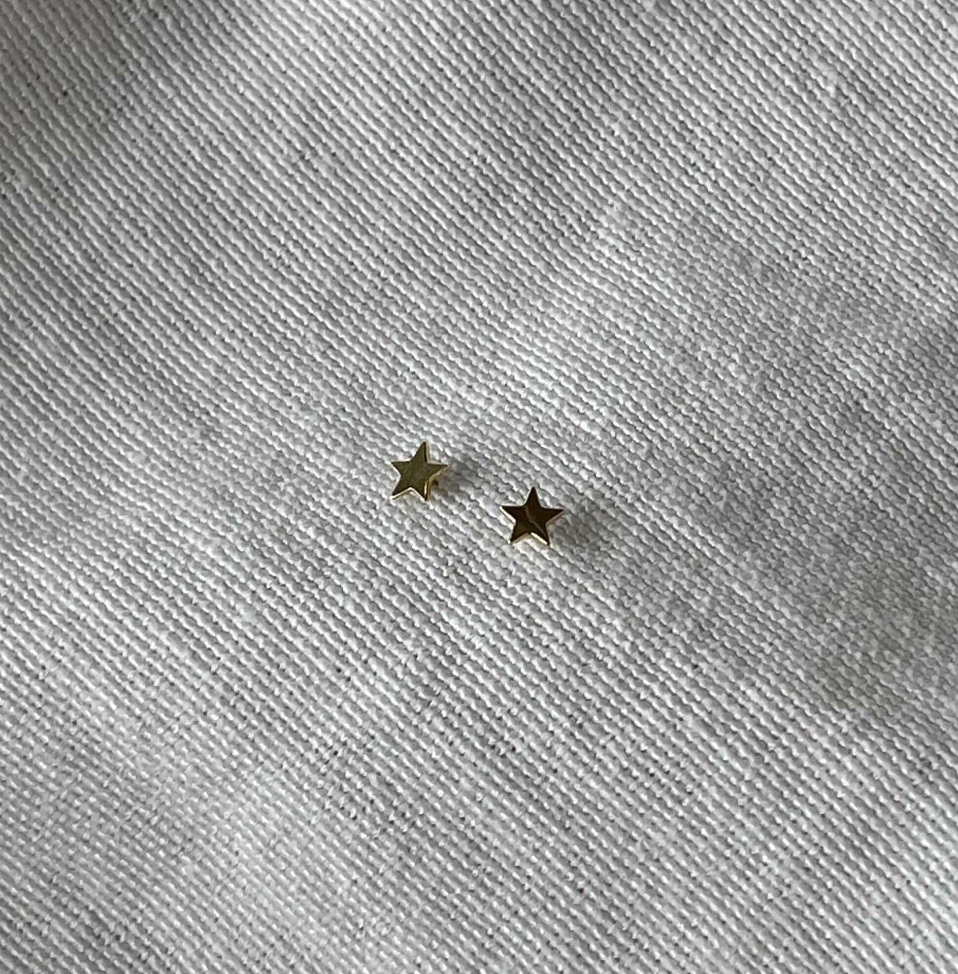Gold Star Studs | X