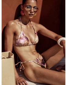 Inti Reversible Bikini Top | Vibra Print