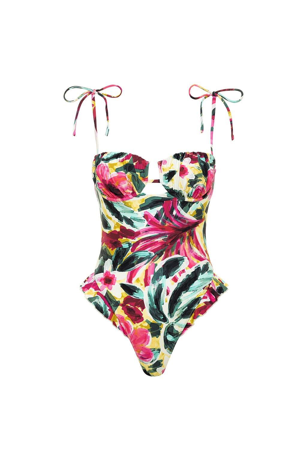 Petal Ruffle One-Piece | Isla Floral