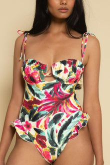 Petal Ruffle One-Piece | Isla Floral