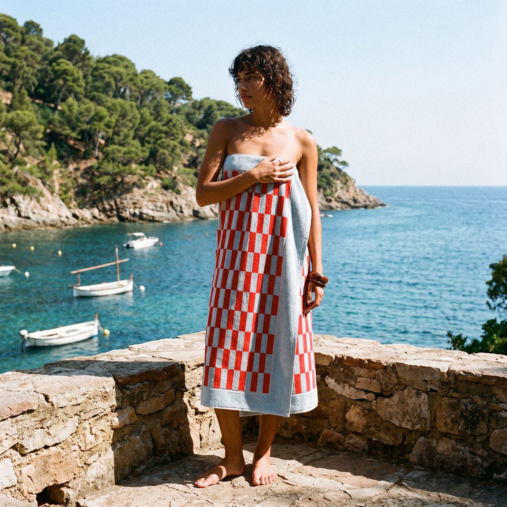 Pietra Australian Cotton Towels | Tan/Ecru