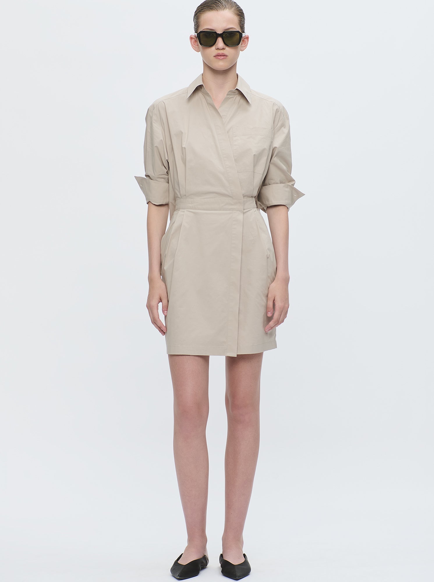 Jaxina Wrap Dress | Safari