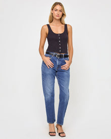 Jeanie Pointelle Tank | Black