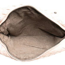 Bottega Veneta | Pre-Owned Leather Intrecciato Chain Flap Crossbody | Pink/Light Pink