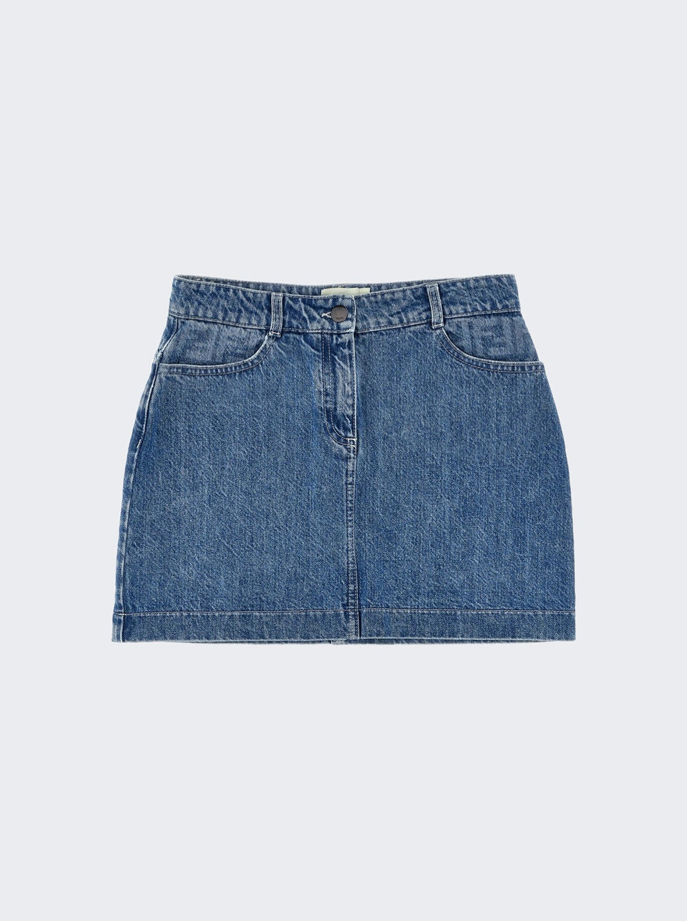Kids | Fendi | Logo Embroidery Skirt | Dark Blue