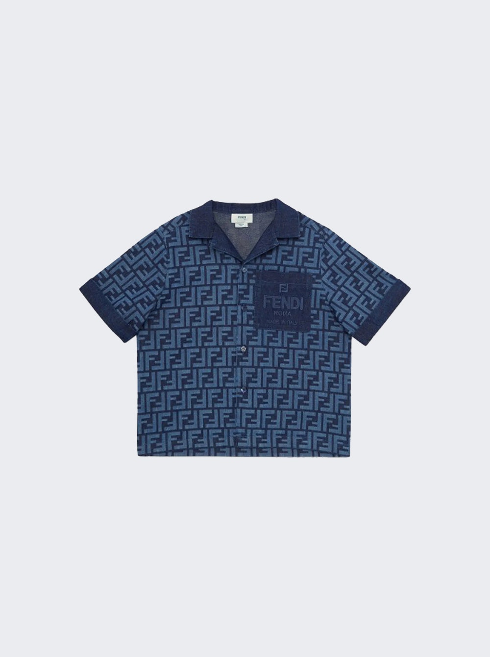 Kids | Fendi | Junior Polo Shirt Dark | Blue