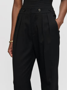 Juno Corset Waist Pant | Black