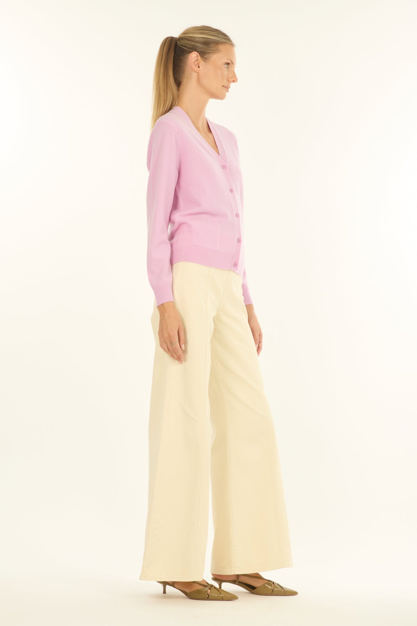 Jacqueline Cardigan | Pink Lilac