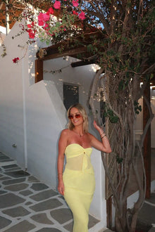 Jacqulin Maxi Skirt | Yellow