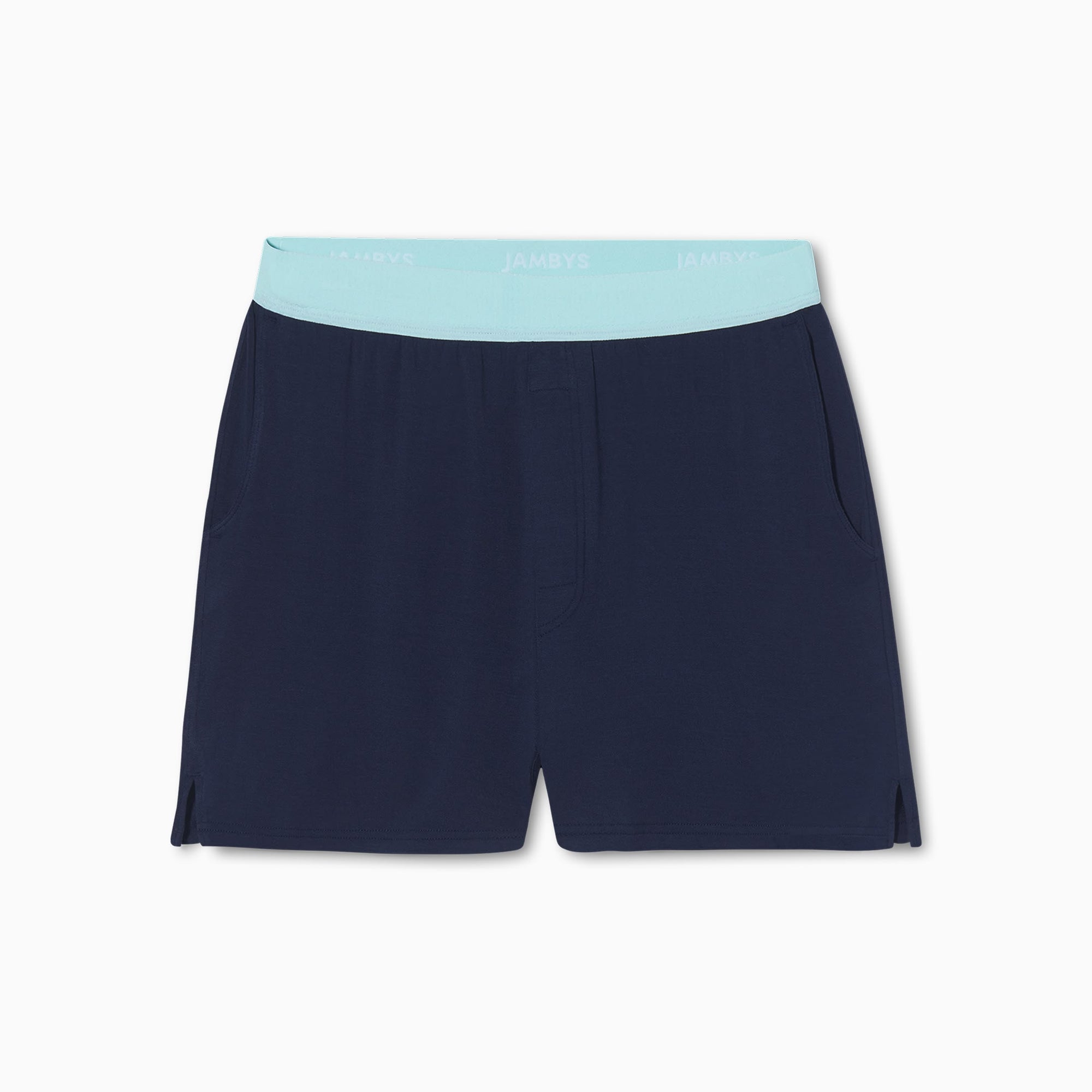 Modal French Terry House Shorts | Navy/Mint