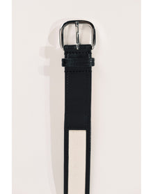Jeanne Canvas | Canvas & Black Leather Trim & Silver