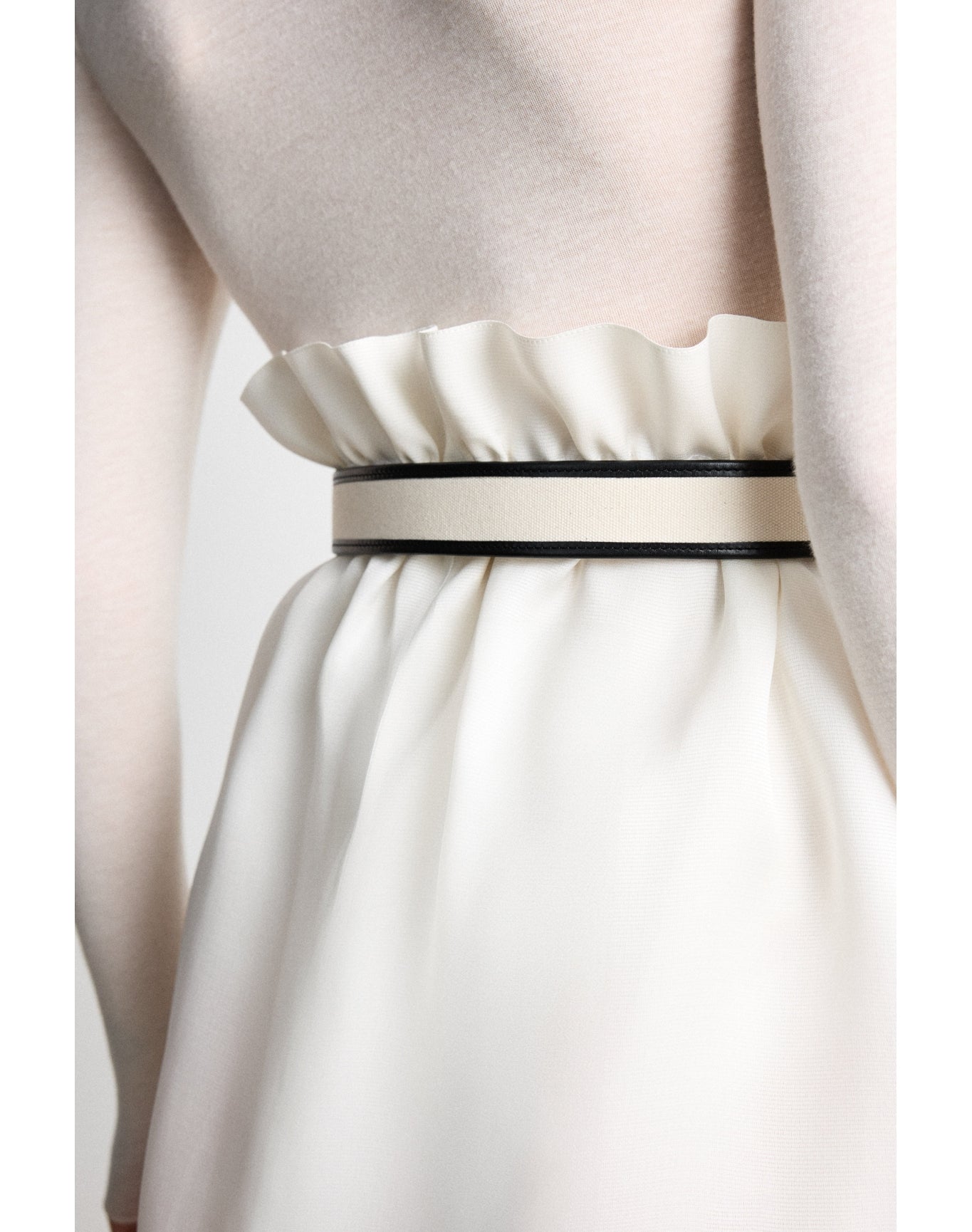 Jeanne Canvas | Canvas & Black Leather Trim & Silver