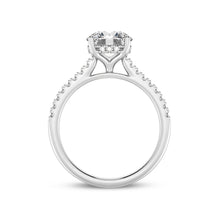 Womens | Solitaire Engagement Ring | 14K White Gold | 2.25 CTW Round Cut Lab Grown Diamond | G-VS