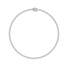 Womens | Tennis Necklace | Sterling Silver | 10 CTW Round Cut Lab Grown Diamond | G-SI