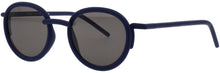 Unisex | Segmenti Oval Sunglasses | Blue Lens | Blue