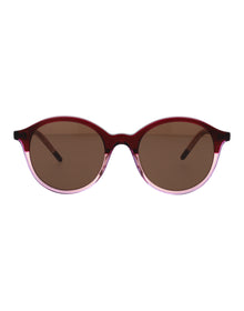 Unisex | Squared Round Sunglasses | Violet Lens | Violet