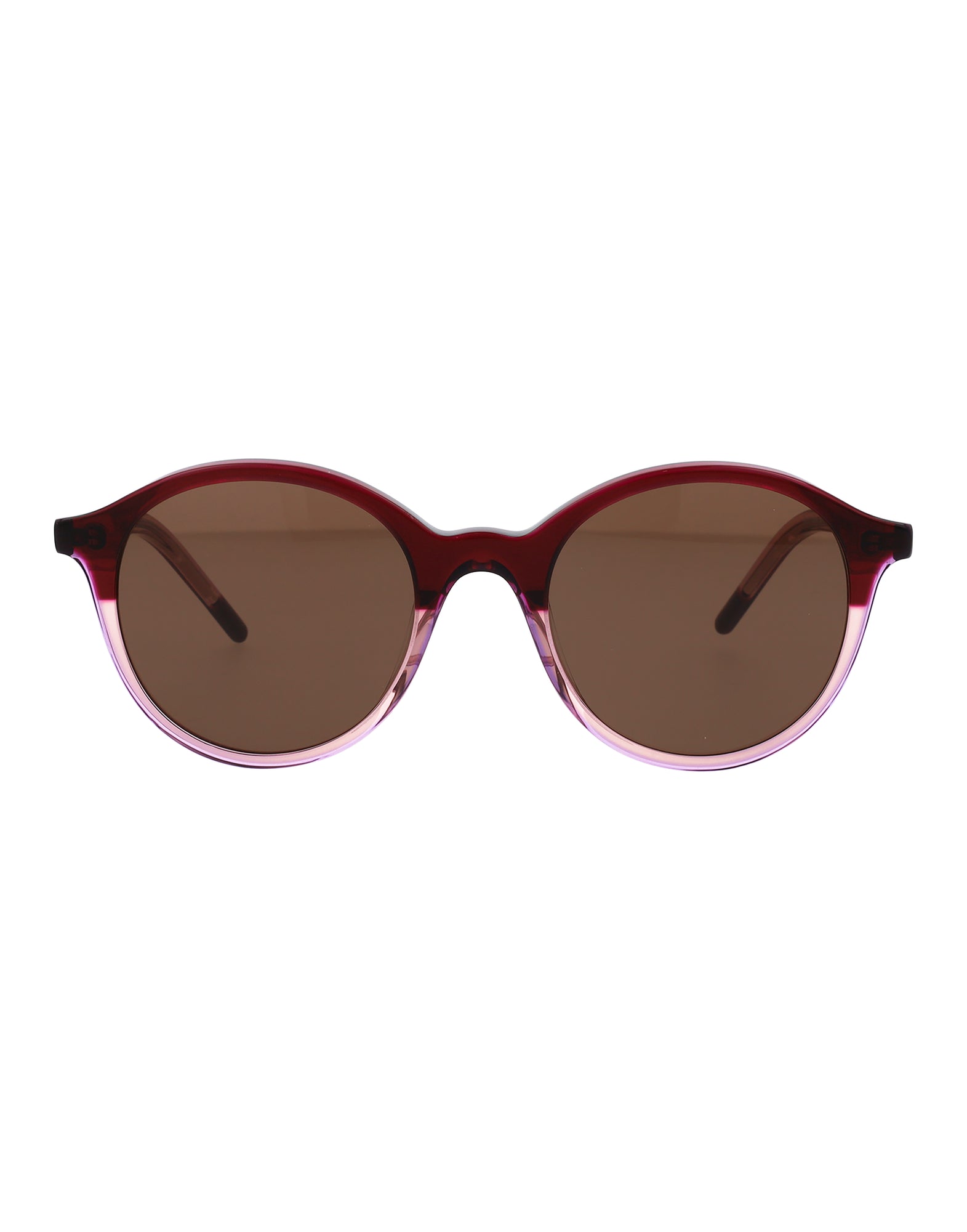 Unisex | Squared Round Sunglasses | Violet Lens | Violet