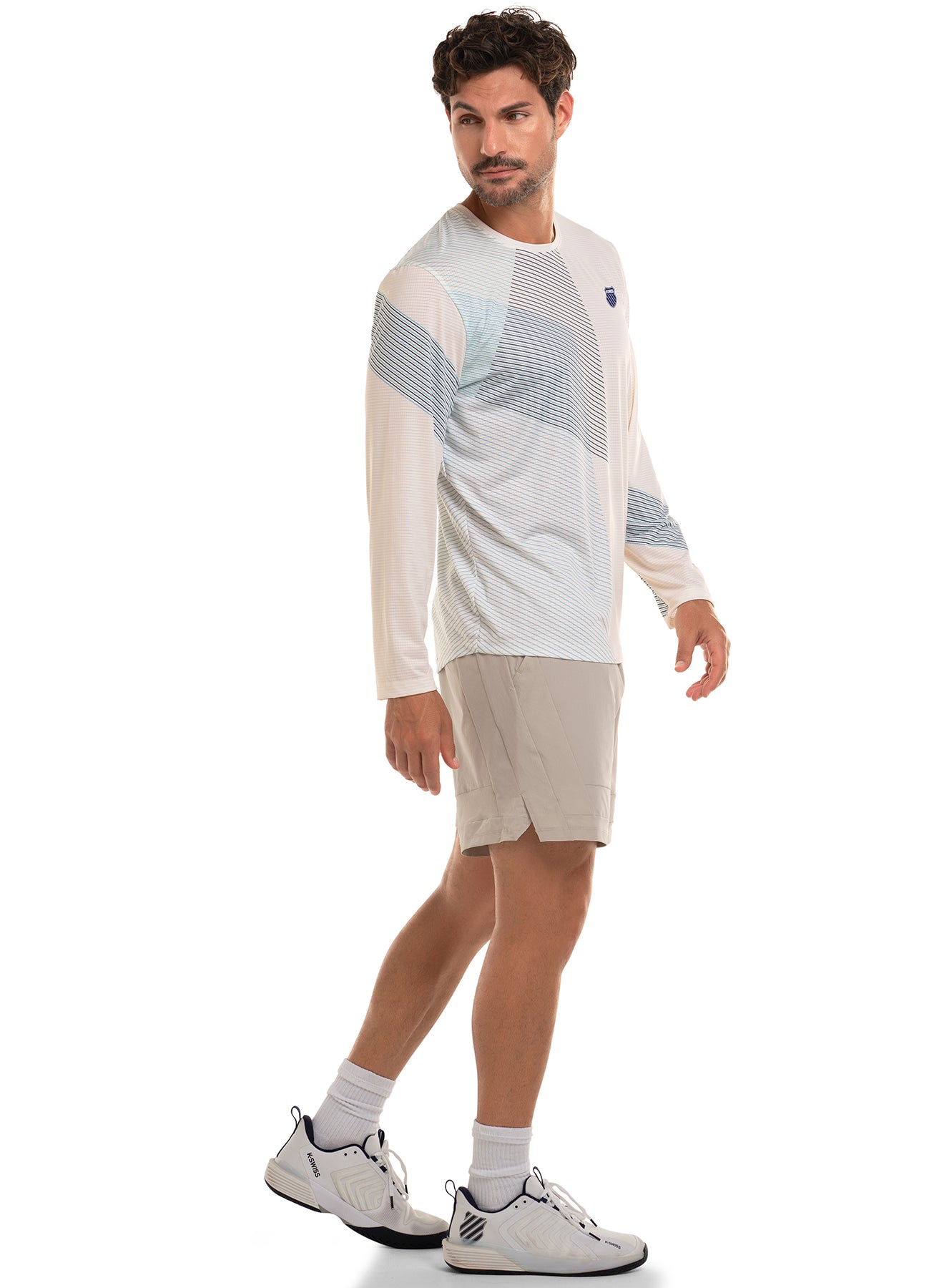 K-swiss | Men | Blue Heat L/S | White