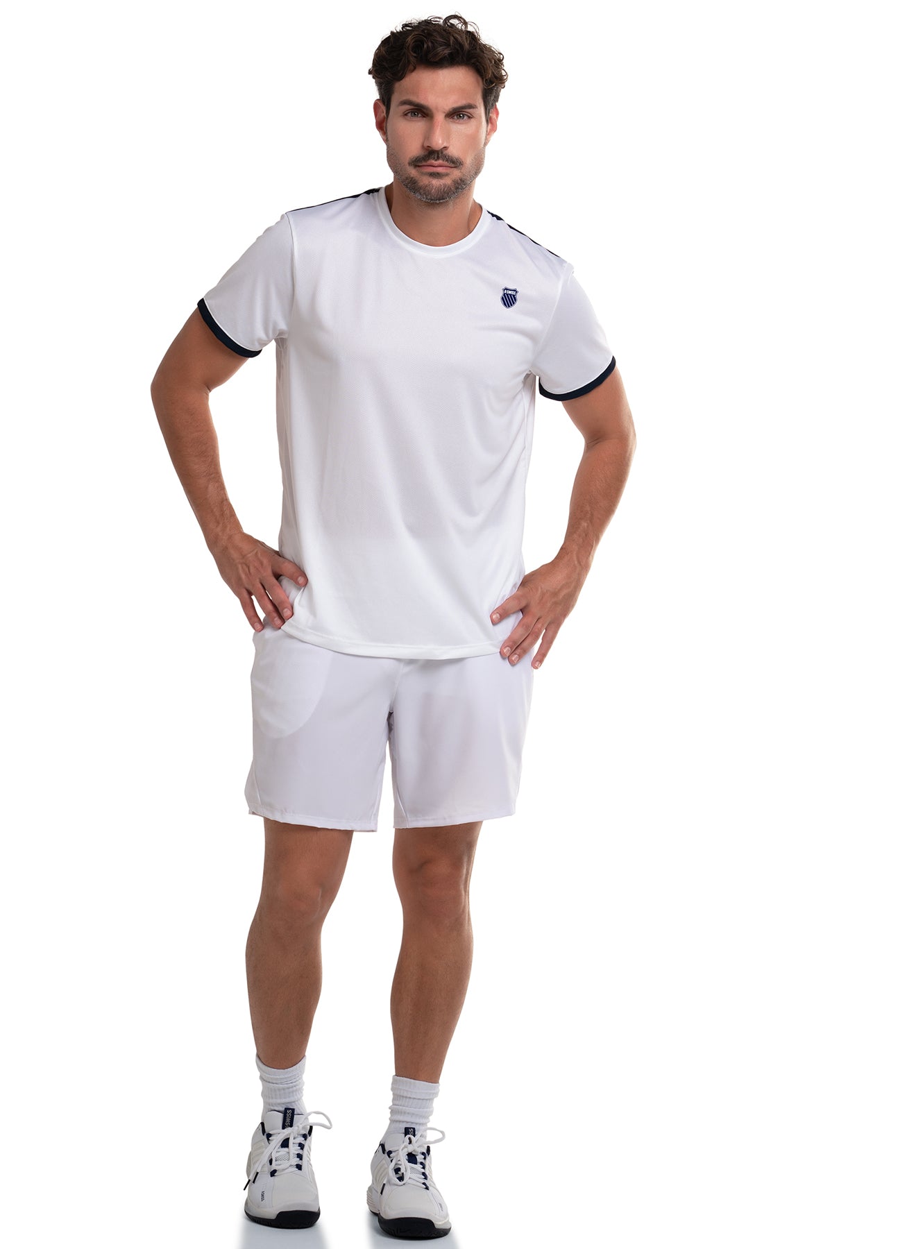 K-swiss | Men | Ascendor Stripe S/S | Peacot/White