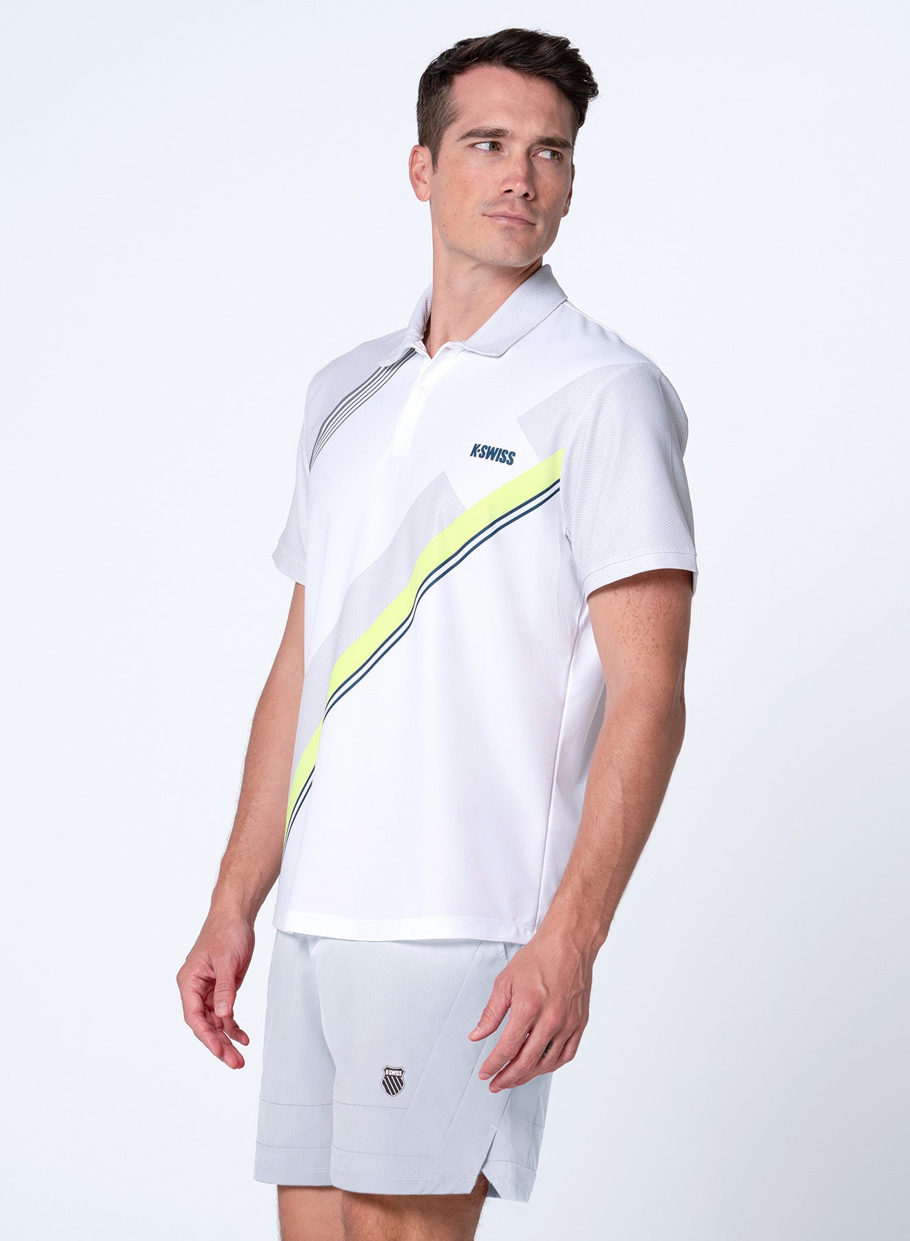 K-swiss | Men | Momentum Polo S/S | White/Mojito