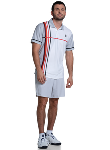 K-swiss | Men | Sideline Polo S/S | Zinc