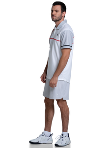 K-swiss | Men | Sideline Polo S/S | Zinc