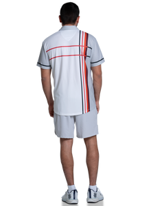 K-swiss | Men | Sideline Polo S/S | Zinc