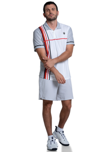 K-swiss | Men | Sideline Polo S/S | Zinc