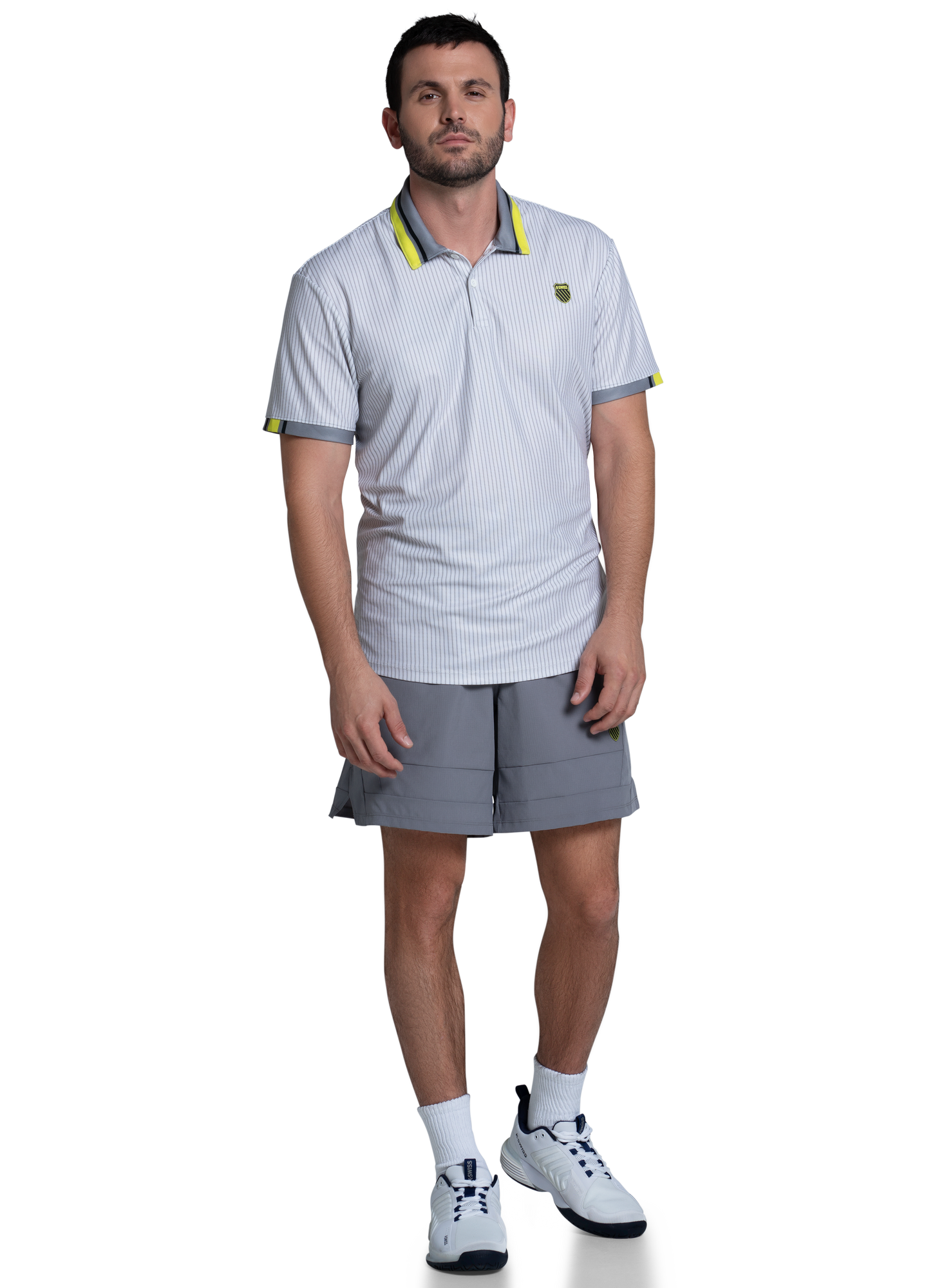K-swiss | Men | Striker Polo S/S | Grey