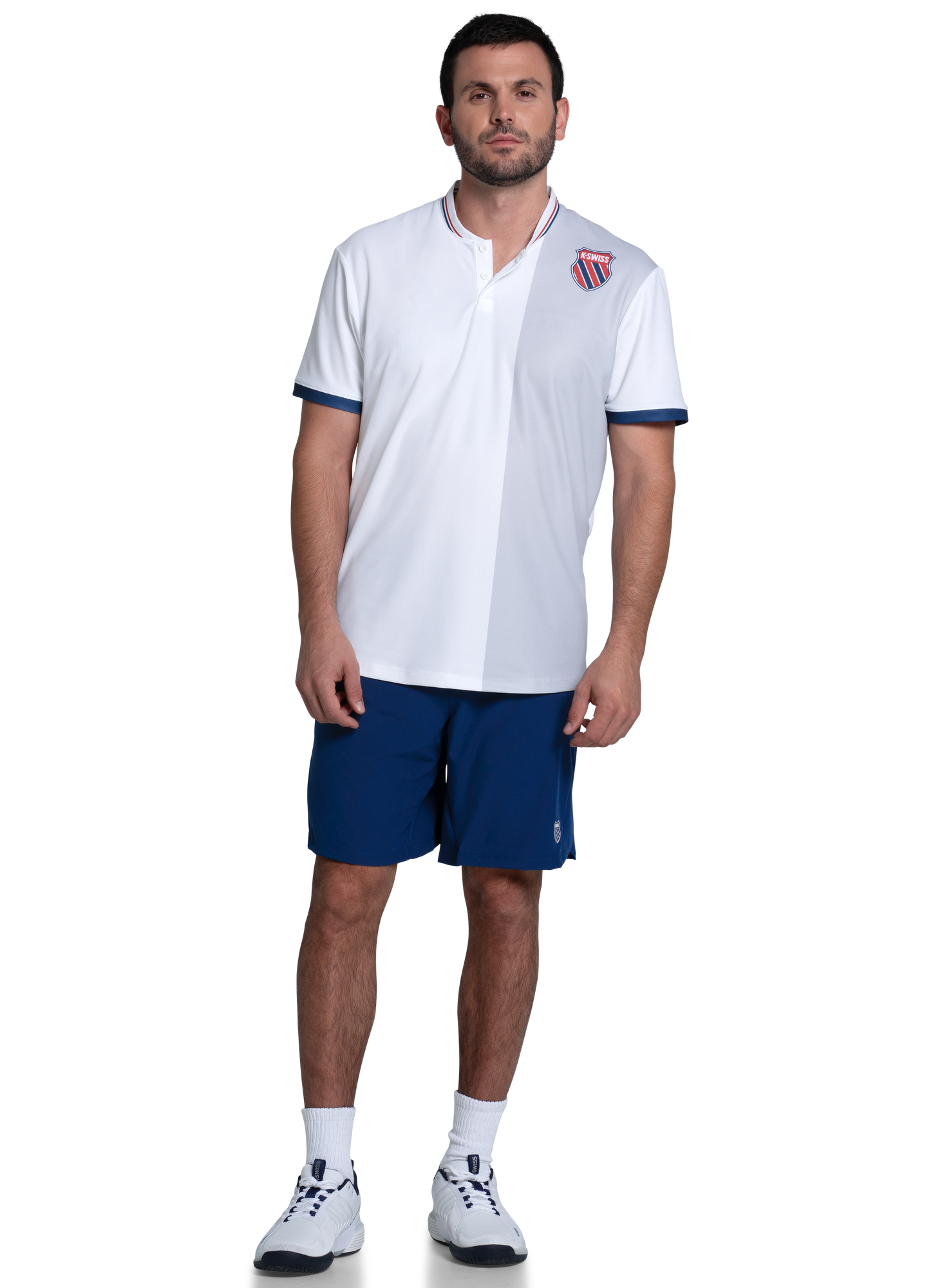 K-swiss | Men | Tradition Henley S/S | White