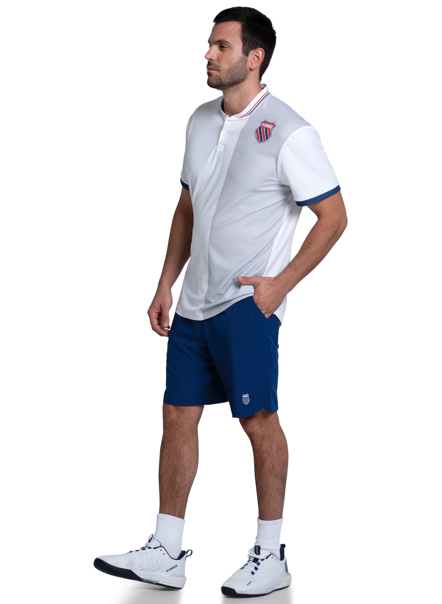 K-swiss | Men | Tradition Henley S/S | White