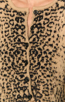 Kahli Cardigan | Leopard Print
