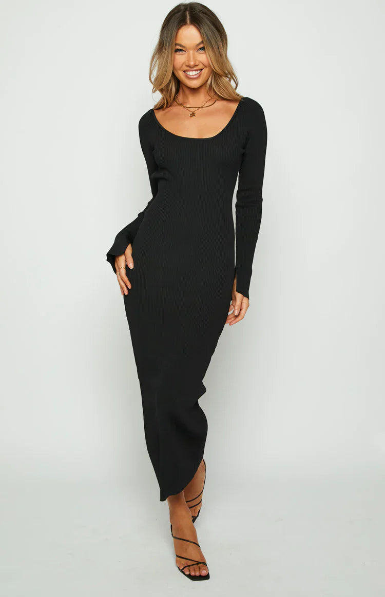 Kylie Maxi Dress | Black
