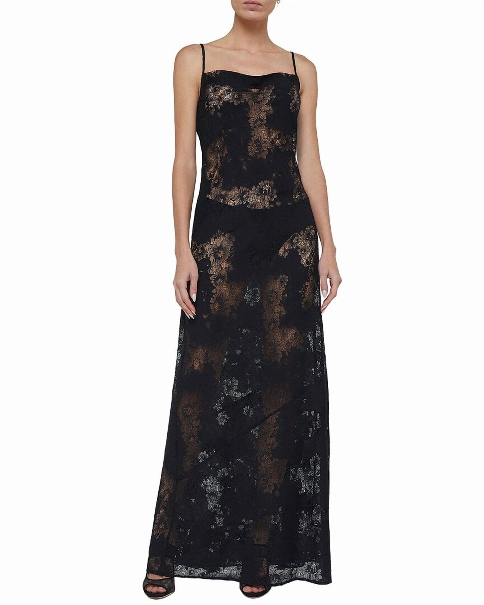 L'AGENCE | Womens | Bettie Long Dress | Black