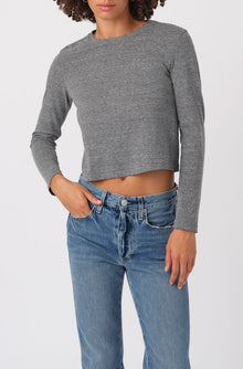 L/S Babe Tee | Heather Grey