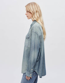 Womens | Chambray Oversized Shirt | Paradise Cove