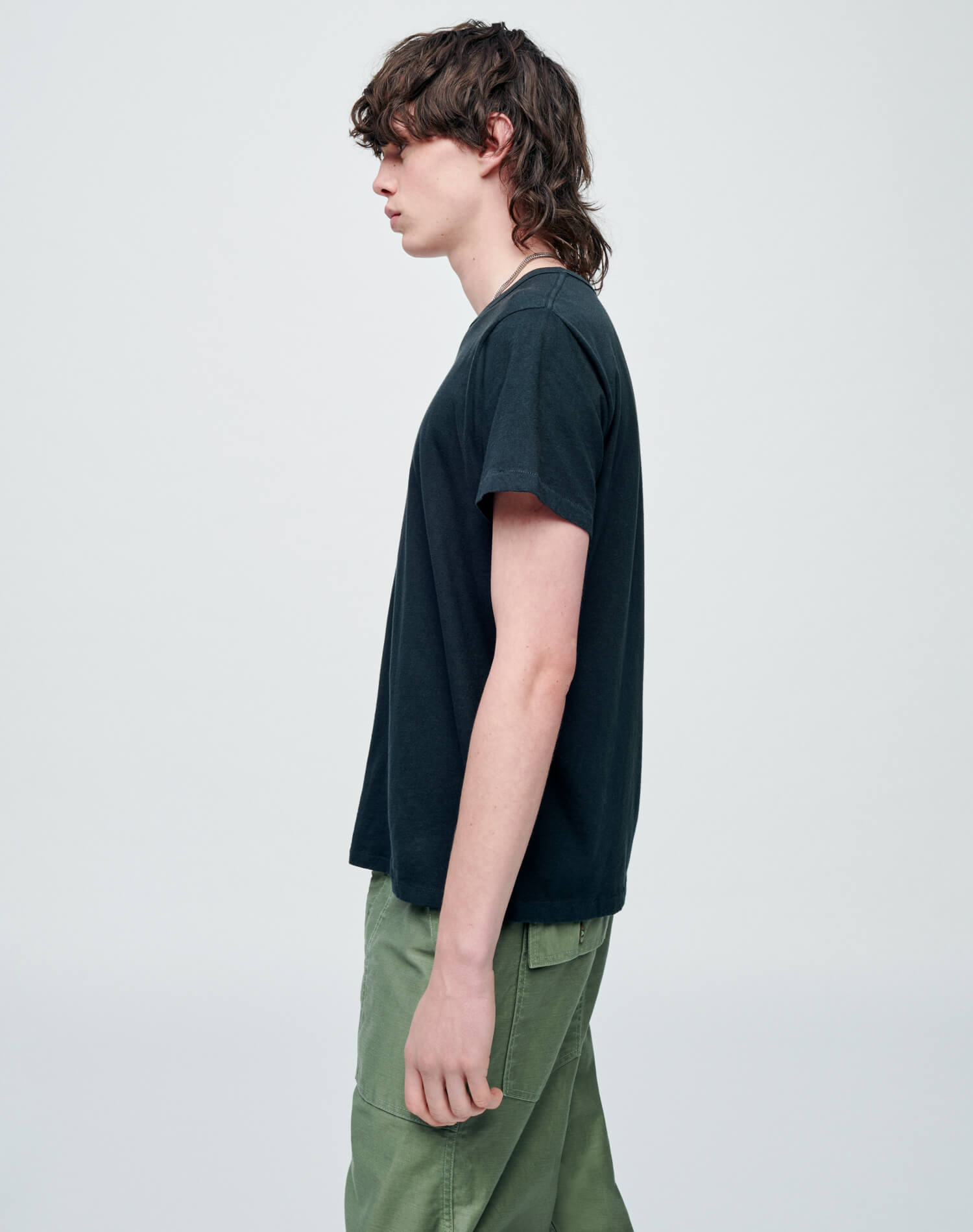 Mens | Hanes Loose Tee | Aged Black