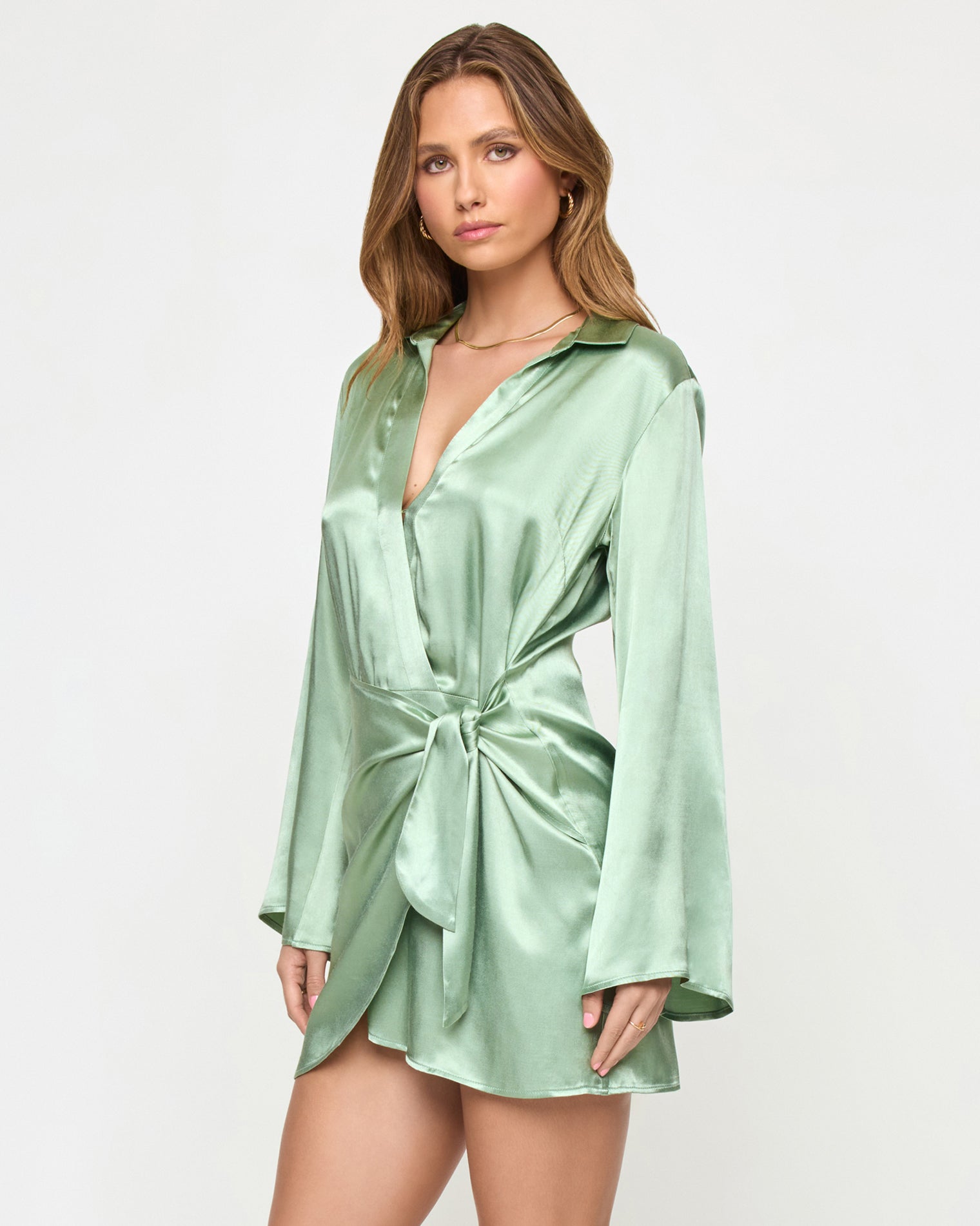 Las Palmas Dress | Celadon