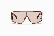 Unisex | Le Masque Sunglass | Brown - Crystal Brown - Side Lens w /PB Pattern | Medium Brown