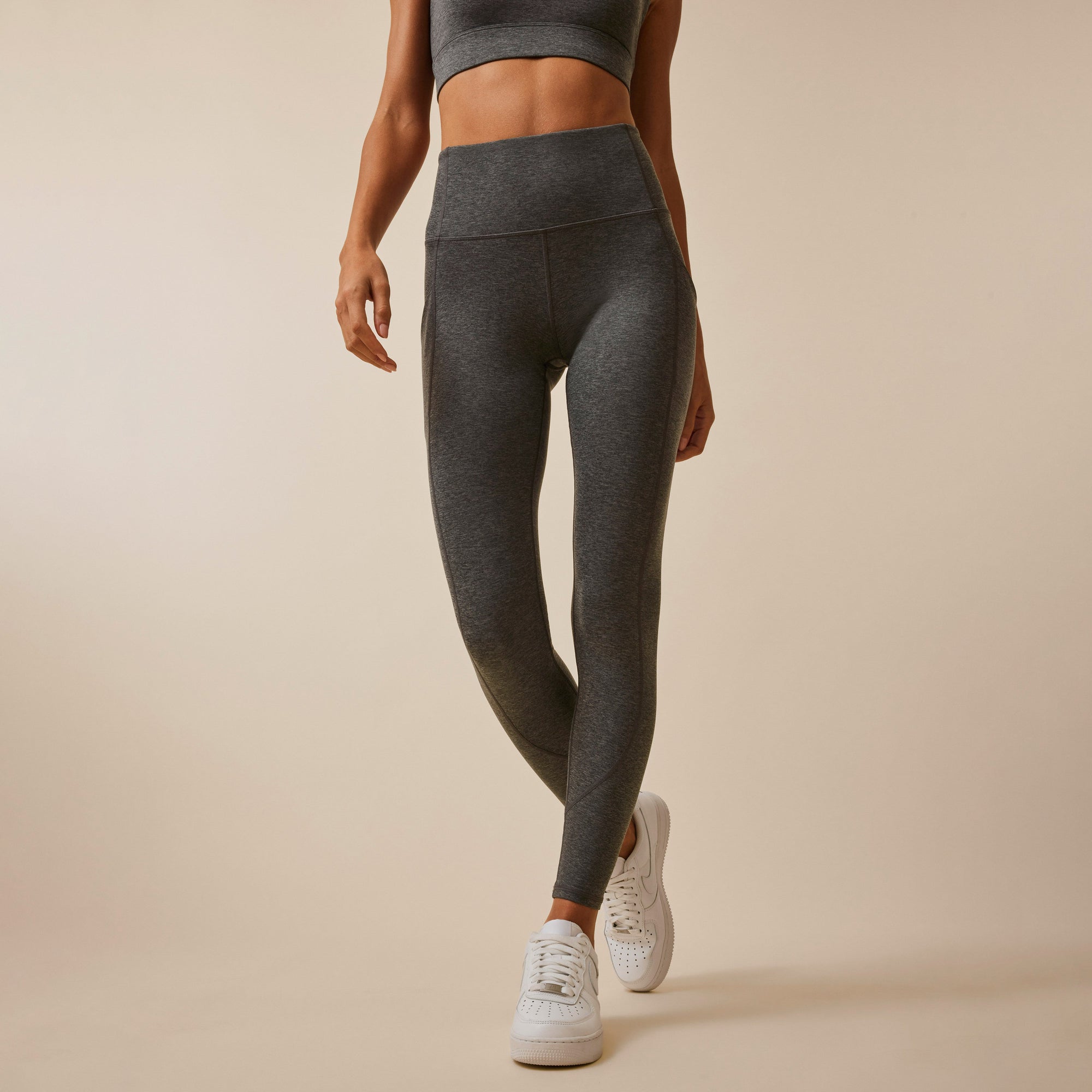 Women | Soleil Melange Legging | Smoke Heather